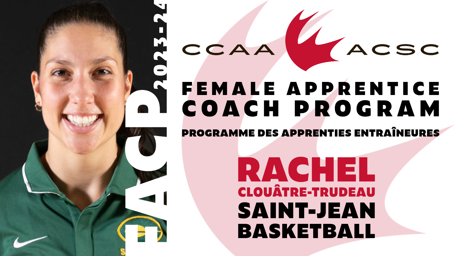 Apprentie entraîneure de basketball : Clouâtre-Trudeau