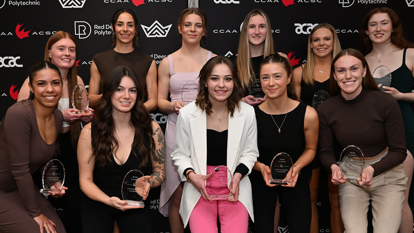 Lauréates des prix de l’ACSC en volleyball féminin